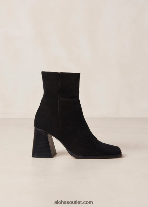 mulheres sul - botas de camurça preta Alohas 4P88ZX149 preto