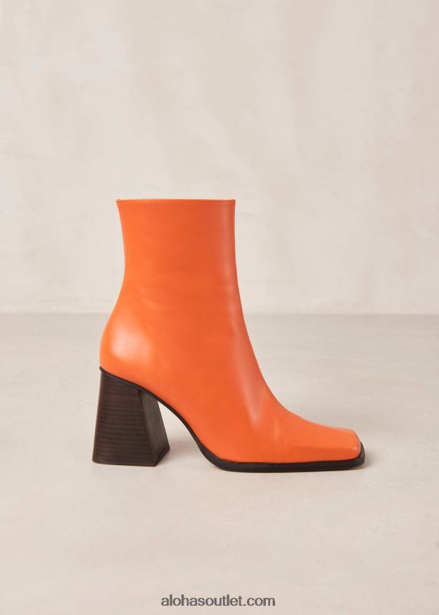 mulheres sul - botas de couro laranja brilhante Alohas 4P88ZX203 laranja pomelo