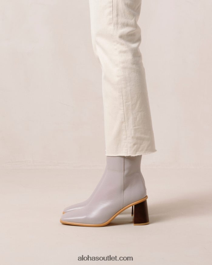 mulheres west vintage - botas de couro roxo Alohas 4P88ZX227 lilás