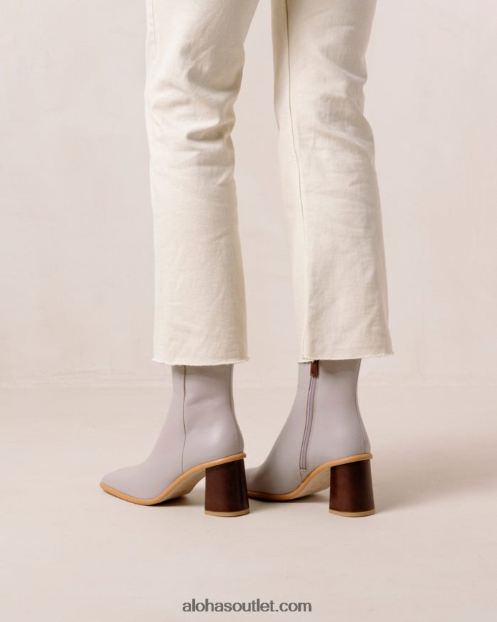 mulheres west vintage - botas de couro roxo Alohas 4P88ZX227 lilás
