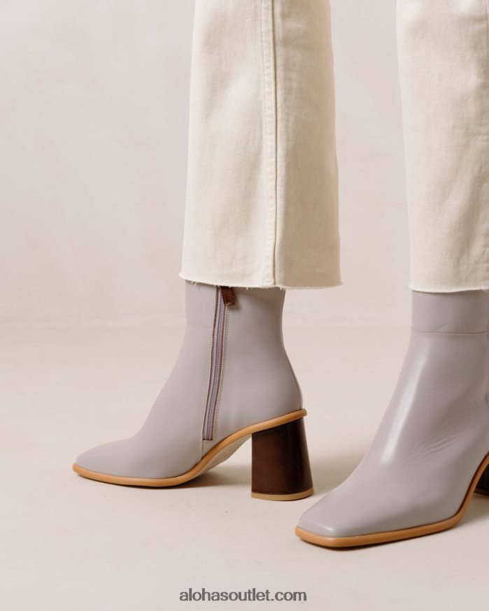mulheres west vintage - botas de couro roxo Alohas 4P88ZX227 lilás