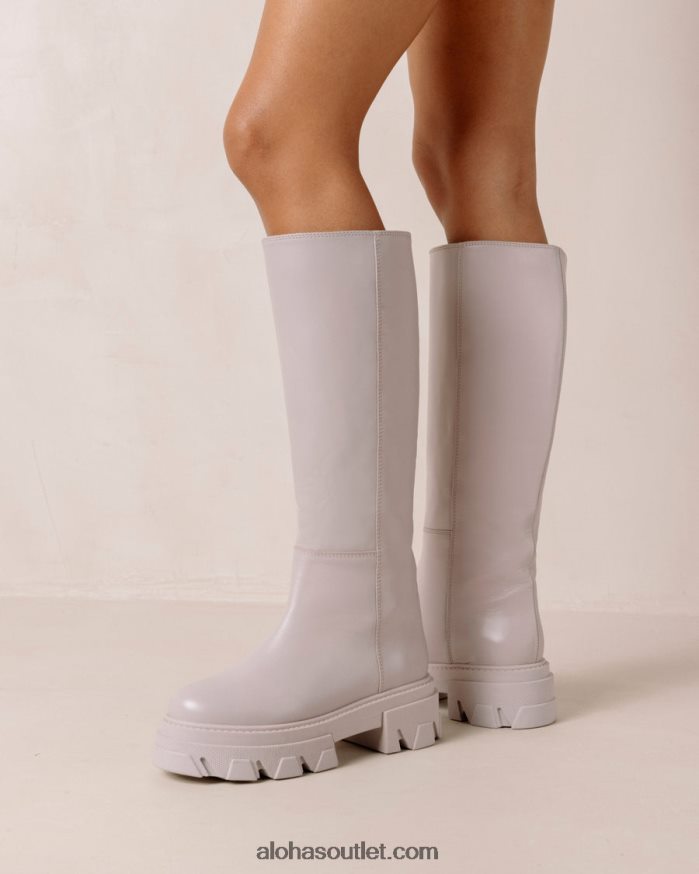 mulheres katiuska - botas de couro roxo Alohas 4P88ZX103 lilás