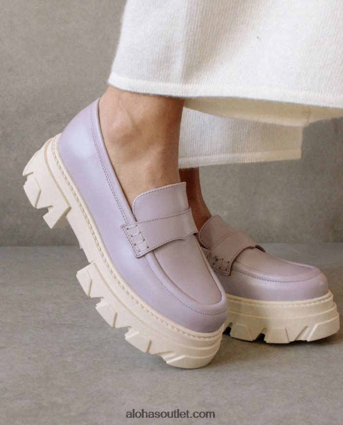 mulheres trailblazer - mocassins de couro roxo Alohas 4P88ZX32 lilás