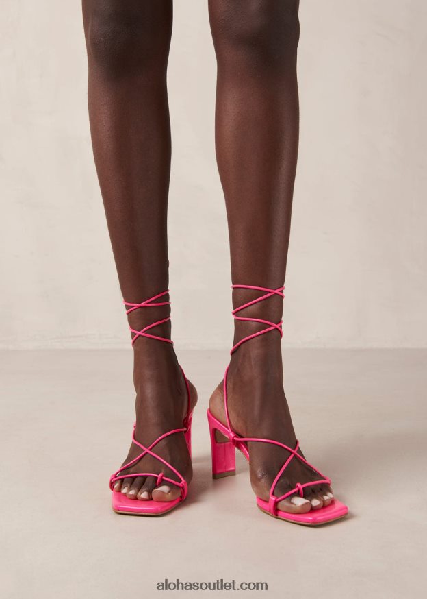mulheres bellini - sandália de couro magenta Alohas 4P88ZX302 neon magenta