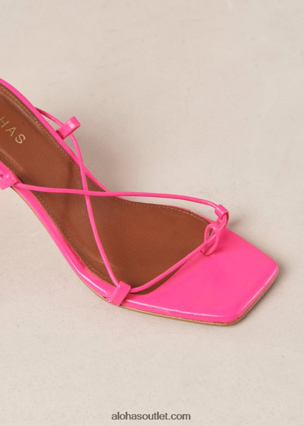mulheres bellini - sandália de couro magenta Alohas 4P88ZX302 neon magenta