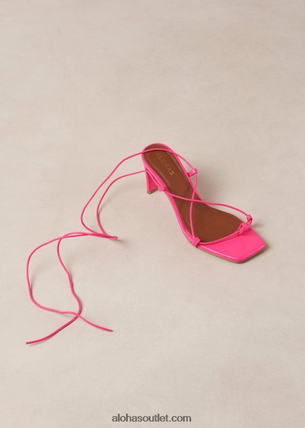 mulheres bellini - sandália de couro magenta Alohas 4P88ZX302 neon magenta