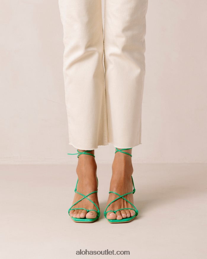 mulheres bellini - sandália de couro verde Alohas 4P88ZX301 verde neon