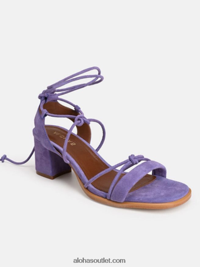 mulheres sophie - sandália de camurça roxa Alohas 4P88ZX175 jasmim roxo