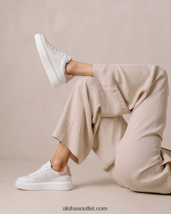 mulheres tb.65 - tênis de couro branco e roxo Alohas 4P88ZX93 lilás branco brilhante