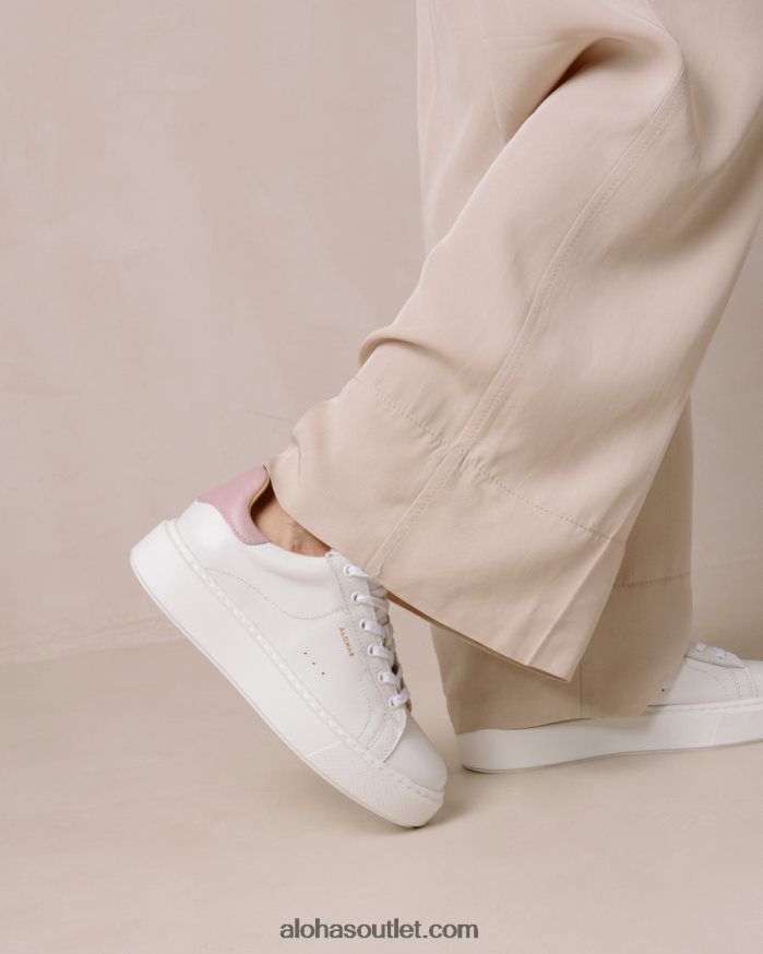 mulheres tb.65 - tênis de couro branco e roxo Alohas 4P88ZX93 lilás branco brilhante