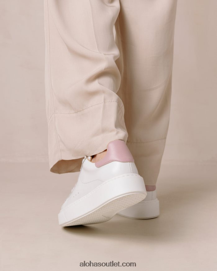 mulheres tb.65 - tênis de couro branco e roxo Alohas 4P88ZX93 lilás branco brilhante