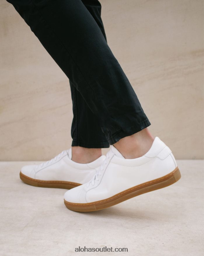mulheres tokyo - tênis de couro branco Alohas 4P88ZX546